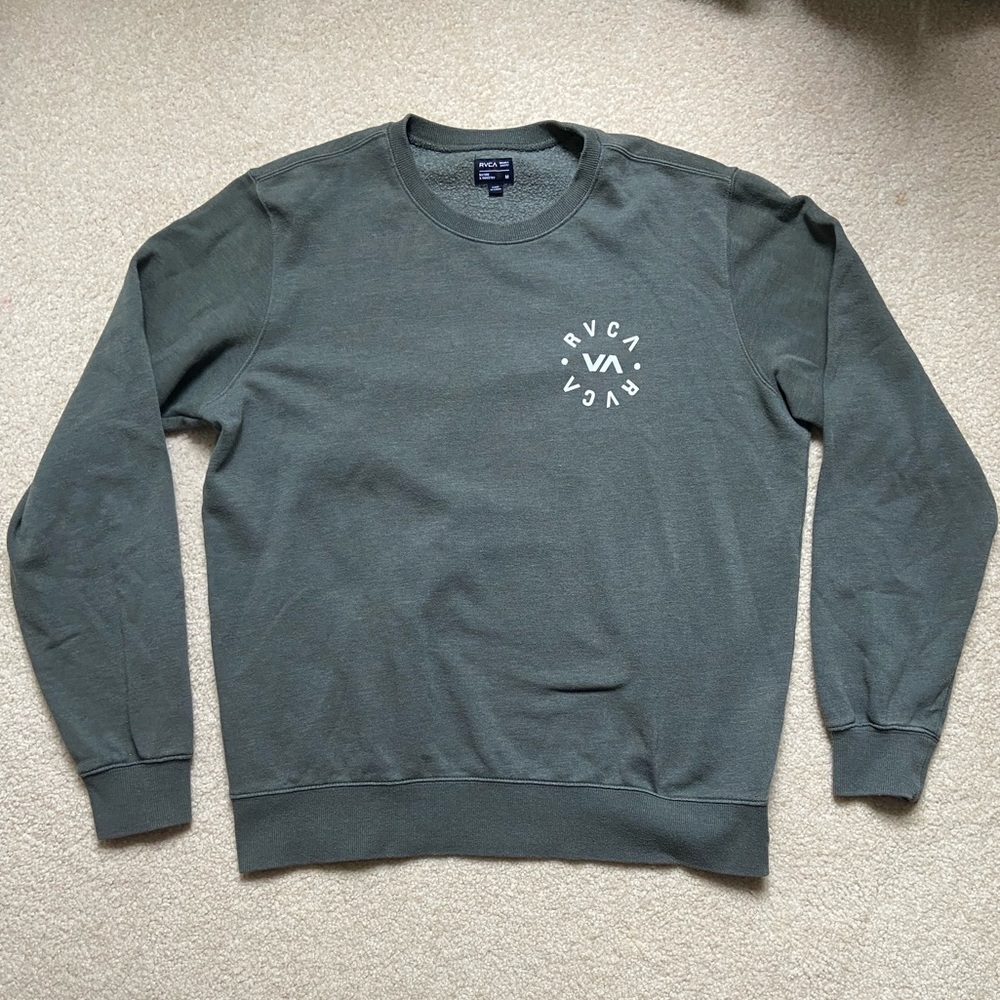 RVCA Olive Green Pullover
